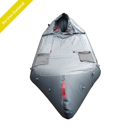 Helsport Stream Pro Packraft/ Rucksackboot inkl. Paddel (re - use) JETZT MIETEN bei Eddy's Adventure