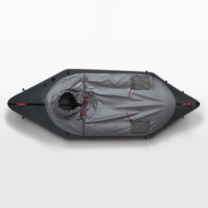 Helsport Stream Pro Packraft/ Rucksackboot inkl. Paddel (re - use) JETZT MIETEN bei Eddy's Adventure