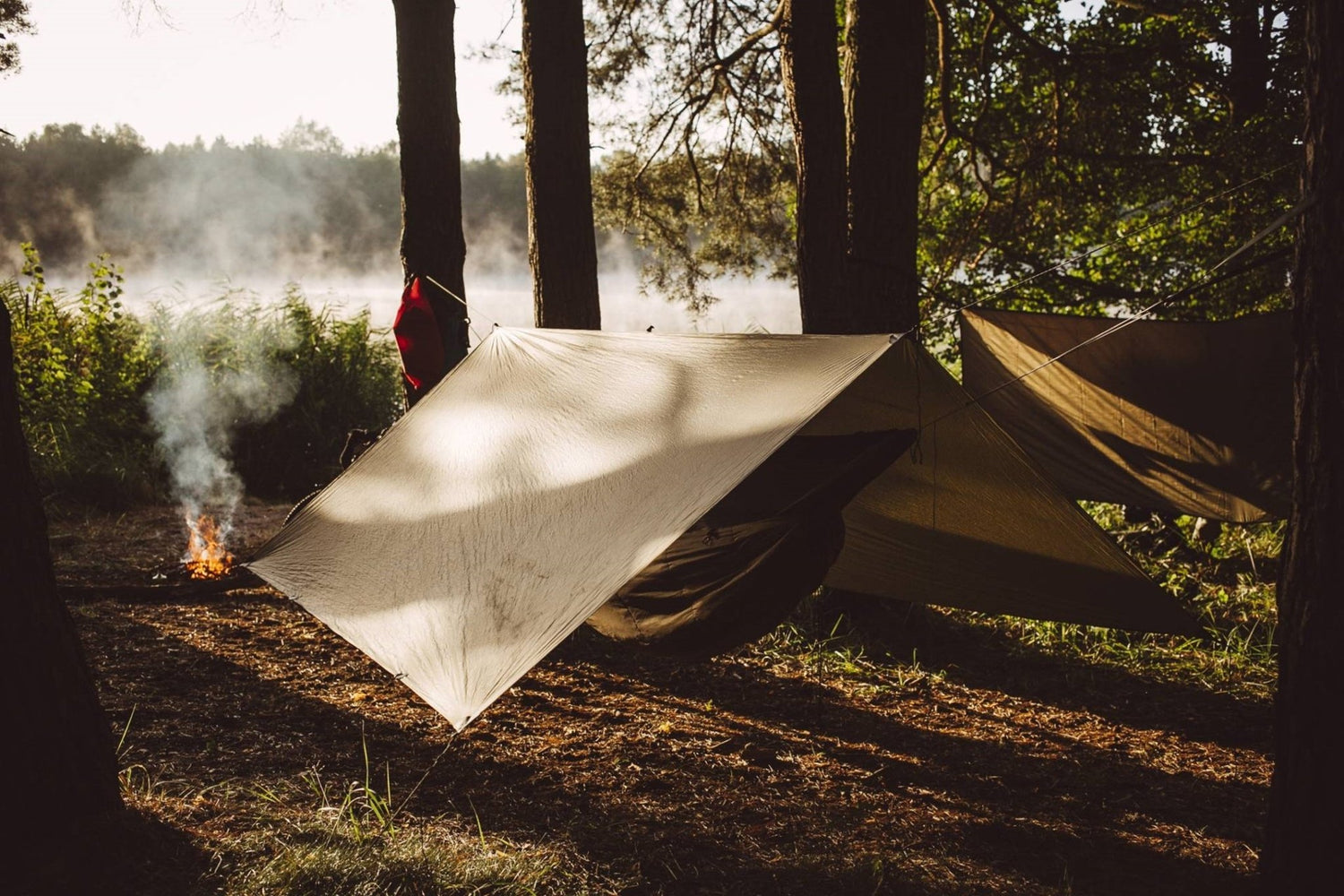 tarp gewicht Lesovik Groza Tarp 300 x 300 cm - incl. guy lines (without tent pegs) - rent tarps/wings/shelters