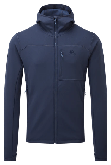 Mountain Equipment Durian Hooded Jacket - Robuste Fleecejacke Männer für Winterbergtouren und Skitouren Fleecejacke Männer mieten I Eddy's Adventure
