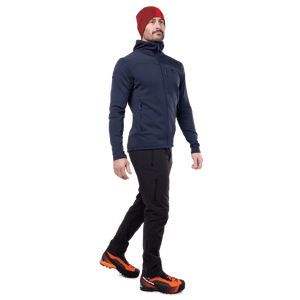 Mountain Equipment Durian Hooded Jacket - Robuste Fleecejacke Männer für Winterbergtouren und Skitouren Fleecejacke Männer mieten I Eddy's Adventure