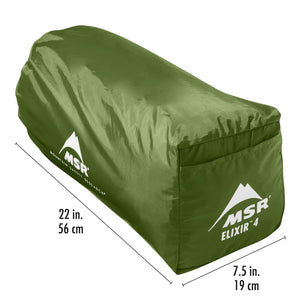 MSR Elixir 4P - Campingzelt Trekkingzelt für Familien