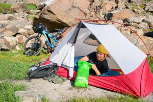 MSR Hubba Hubba Bikepack 1P - Bikepackingzelt Bikepackingzelte mieten I Eddy's Adventure