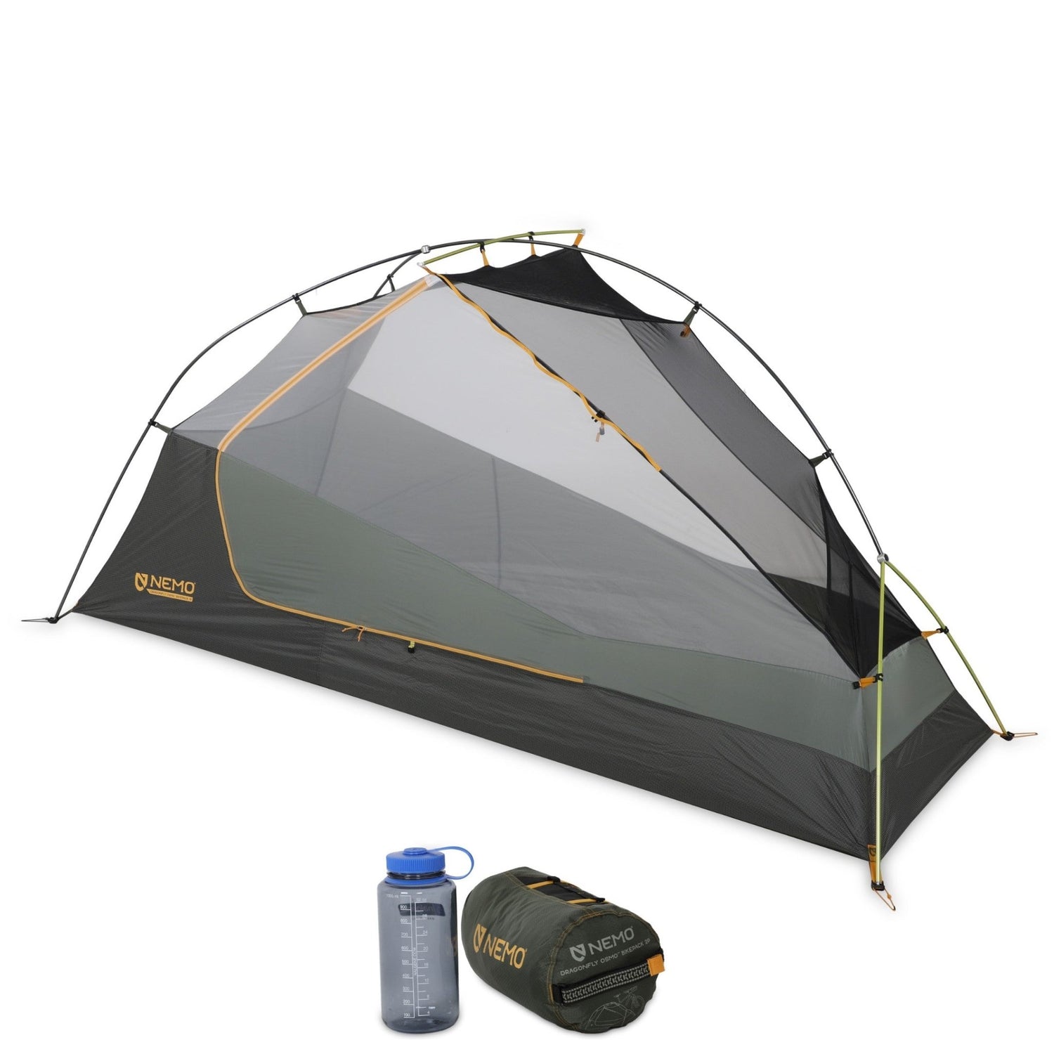 zelt 1 person bikepacking NEMO Dragonfly OSMO Bikepack 1P mieten – Bikepacking-Zelt