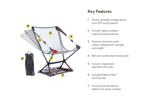 Nemo Moonlite Elite Reclining Chair - ultraleichter Stuhl mit nur 523g Gewicht JETZT MIETEN bei Eddy's Adventure