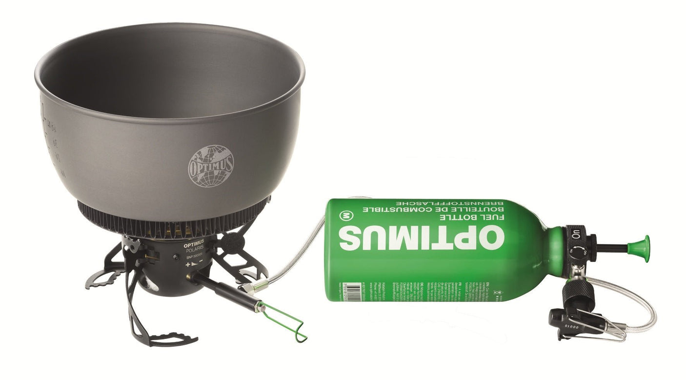 Optimus Polaris Multifuel - Kocher mit 400ml Brennstoffflasche JETZT MIETEN bei Eddy's Adventure