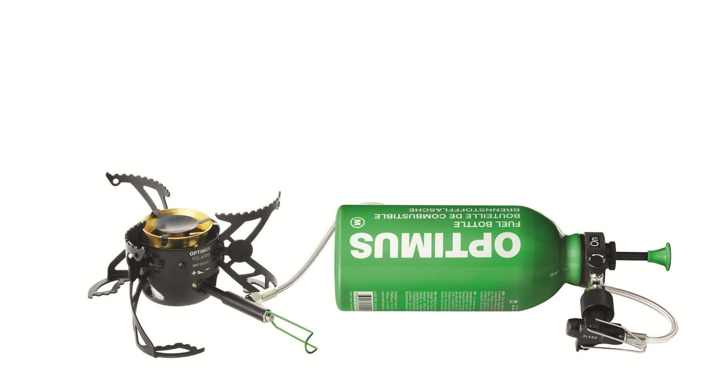 Optimus Polaris Multifuel - Kocher mit 400ml Brennstoffflasche JETZT MIETEN bei Eddy's Adventure