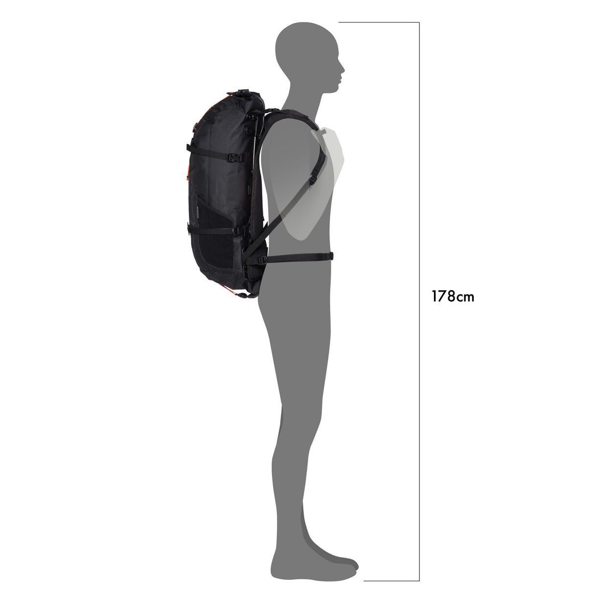 Ortlieb Atrack Bike - wasserdichter Bikepacking - Rucksack 25 Liter Volumen JETZT MIETEN bei Eddy's Adventure