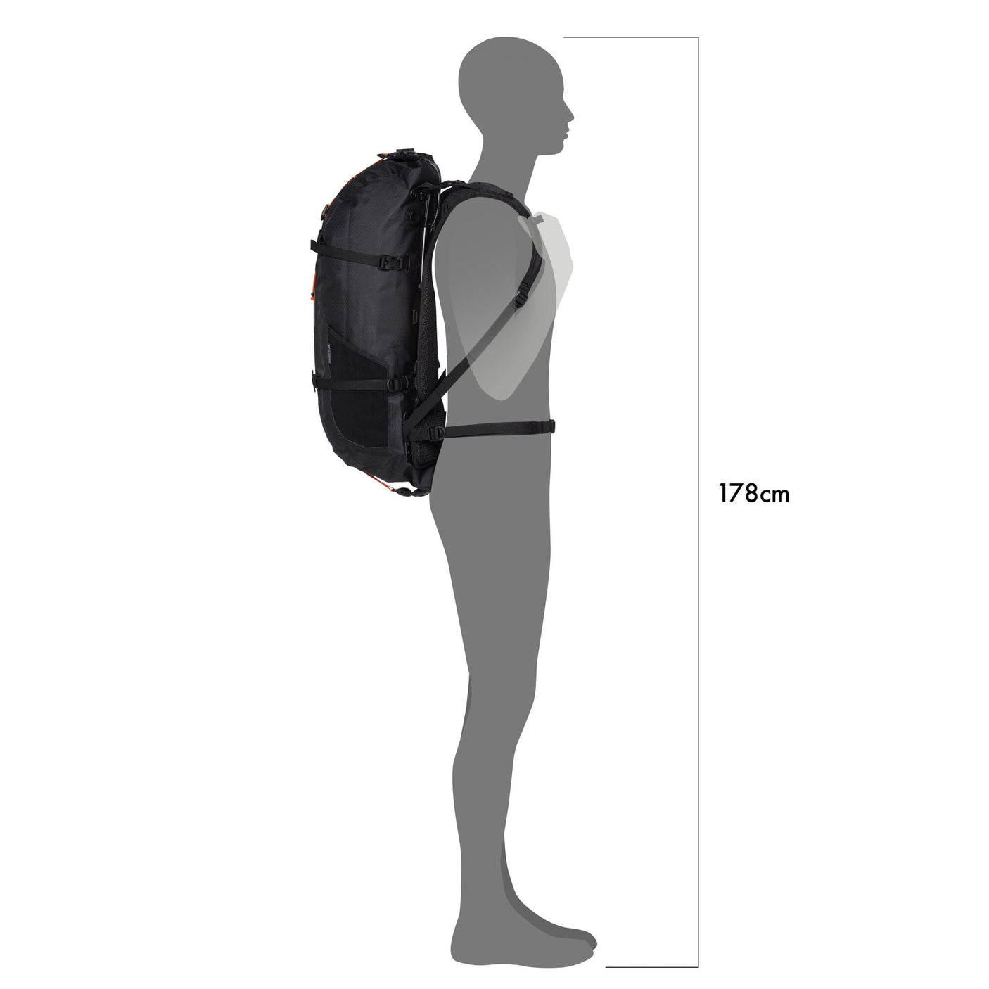 Ortlieb Atrack Bike - wasserdichter Bikepacking - Rucksack 25 Liter Volumen JETZT MIETEN bei Eddy's Adventure