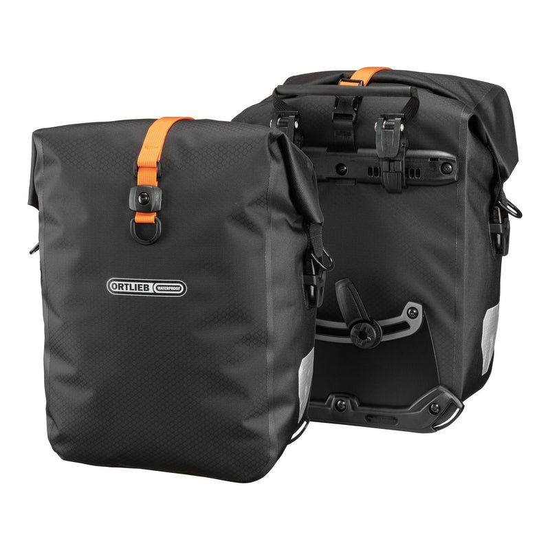 Ortlieb Gravel-Pack QL2.1 - 2 Bikepacking-Taschen/Gepäckträgertaschen mit je 14,5 Liter (re-use)
