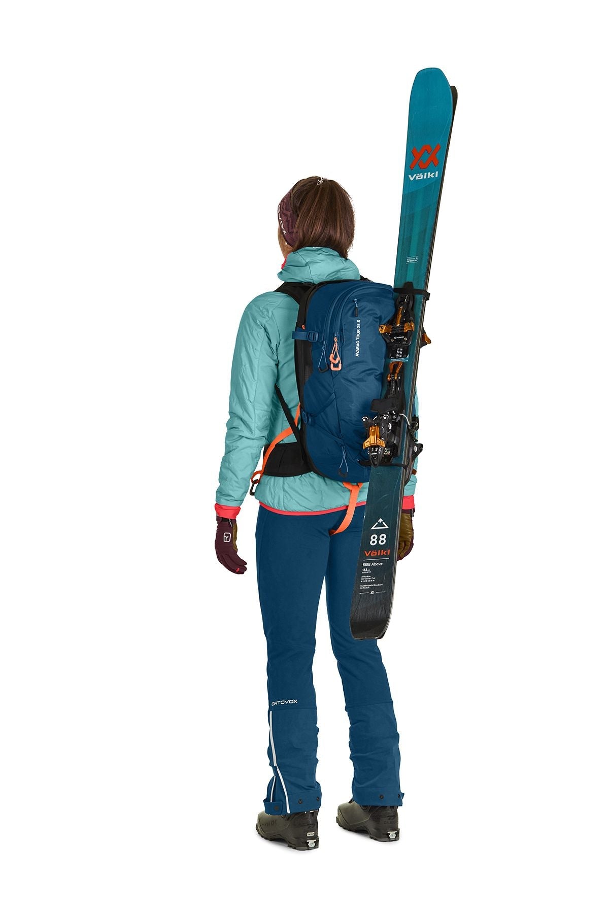 Ortovox AVABAG LITRIC TOUR 28S (kurzes Rückensystem) - Elektronischer Lawinenrucksack für Skitouren JETZT MIETEN bei Eddy's Adventure