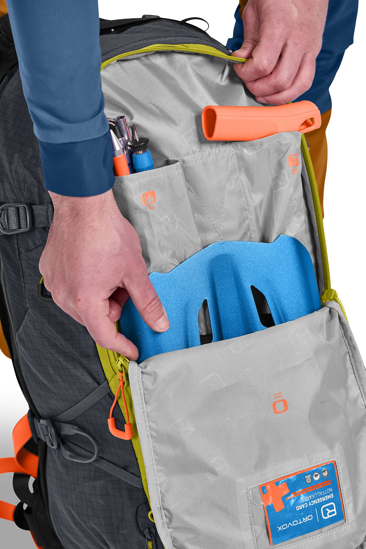 Ortovox AVABAG LITRIC TOUR 30 (langes Rückensystem) - Elektronischer Lawinenrucksack für Skitouren JETZT MIETEN bei Eddy's Adventure