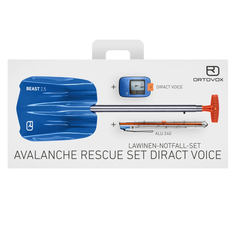 Ortovox Rescue Set Diract Voice - Notfallset mit LVS, Schaufel, Sonde (Vorführmodell)