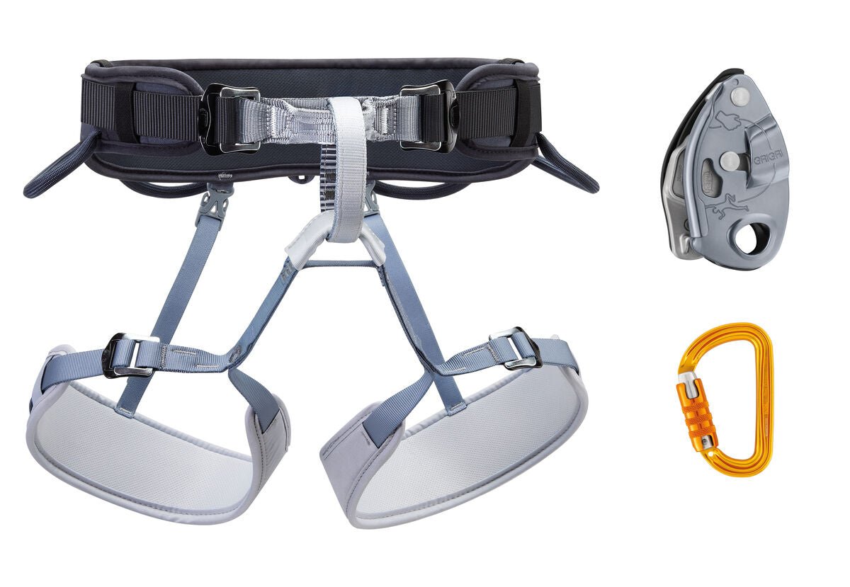 Petzl Kit Corax Grigri Sm’D – Dein sicheres Komplettset fürs Klettern Kletterset mieten I Eddy's Adventure
