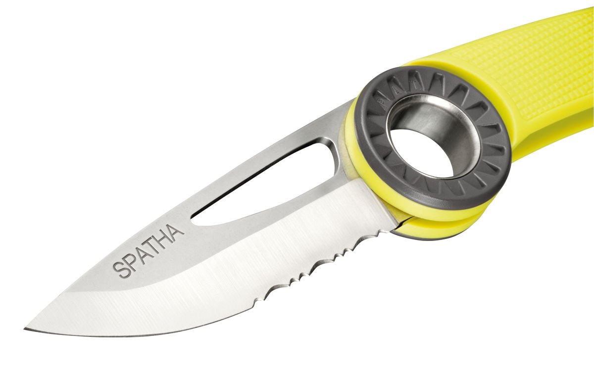 Petzl Spatha Klappmesser für Bergsport Messer mieten I Eddy's Adventure