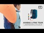 Ortovox AVABAG LITRIC TOUR 30 (regular/long back system) - Electronic avalanche backpack for ski touring