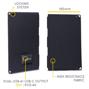 Sunsclice Fusion Flex 12 - ultraleichtes Solarpanel für mehrtägige Touren