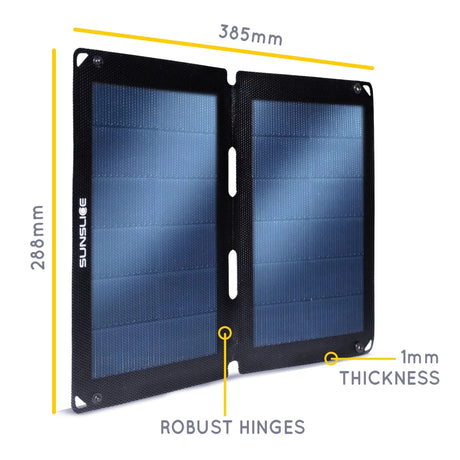 Sunsclice Fusion Flex 12 - ultraleichtes Solarpanel für mehrtägige Touren