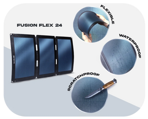 Sunsclice Fusion Flex 24 - tragbares Solarpanel für mehrtägige Touren