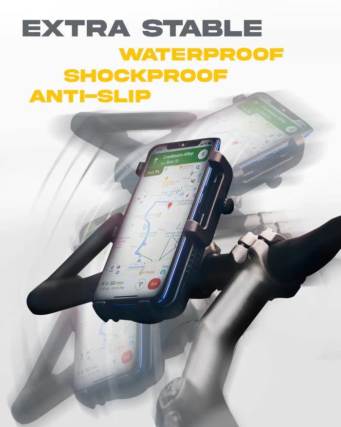 Sunslice Cyclotron 5000 MaH Powerbank, Telefonhalterung und Fahrradlicht
