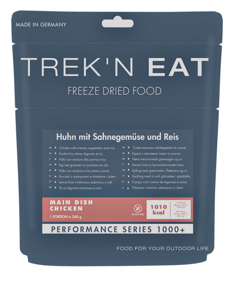 Trek'n Eat - Huhn mit Sahnegemüse und Reis - Trekkingnahrung PS1000+