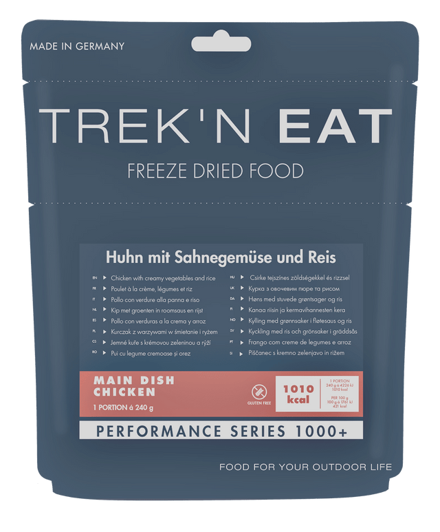 Trek'n Eat - Huhn mit Sahnegemüse und Reis - Trekkingnahrung PS1000+