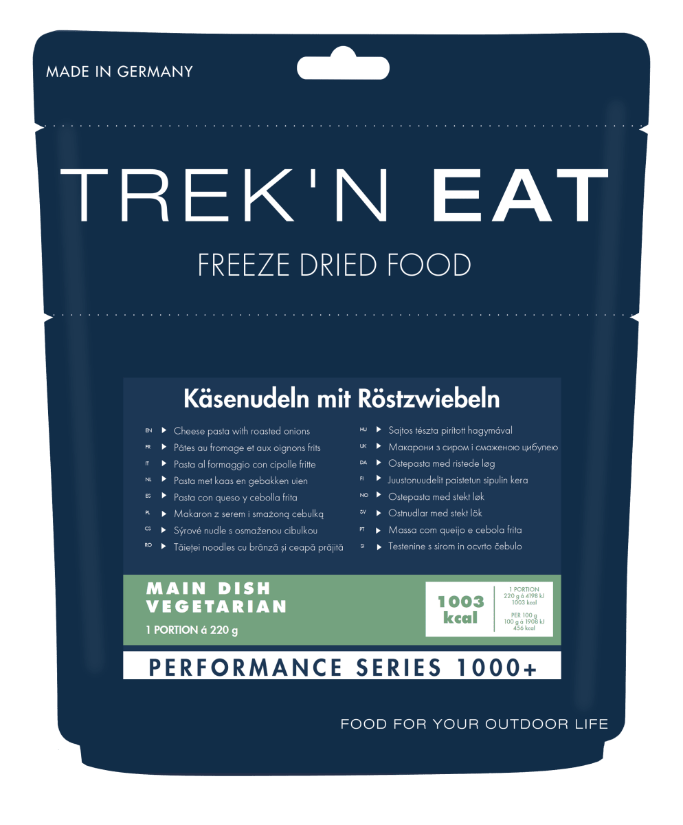 Trek'n Eat - Käsenudeln mit Röstzwiebeln - Trekkingnahrung PS1000+