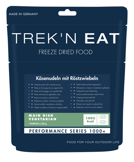 Trek'n Eat - Käsenudeln mit Röstzwiebeln - Trekkingnahrung PS1000+