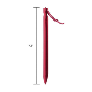 Zeltheringe | MSR Groundhog Zeltheringe 6 Stück | Länge 19 cm | Eddy's Adventure