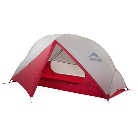 Trekkingzelt 1 Person - 3 - Jahreszeiten | MSR Hubba NX Solo grey | leichtes Rucksackzelt 1 Person | Eddy's Adventure