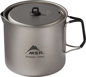 Camping - Geschirr | MSR Titanium Kettle 1400ml Kochkessel | Eddy's Adventure