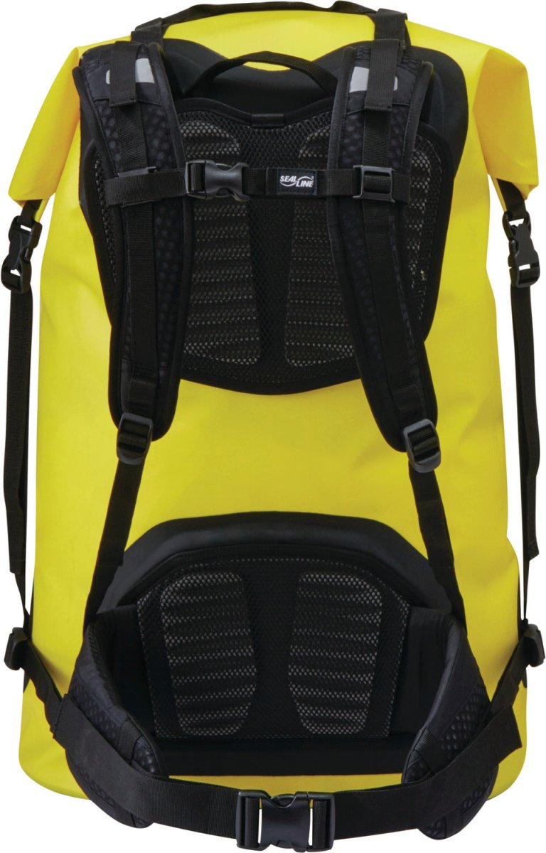 Packrafting - Rucksack wasserdicht | SealLine Black Canyon wasserdichter Rucksack 65 Liter (für Packrafting) | Eddy's Adventure